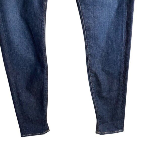 Fidelity Women's Medium Indigo Mila Cuff Mid Rise Skinny Denim Jean - Picture 3 of 9